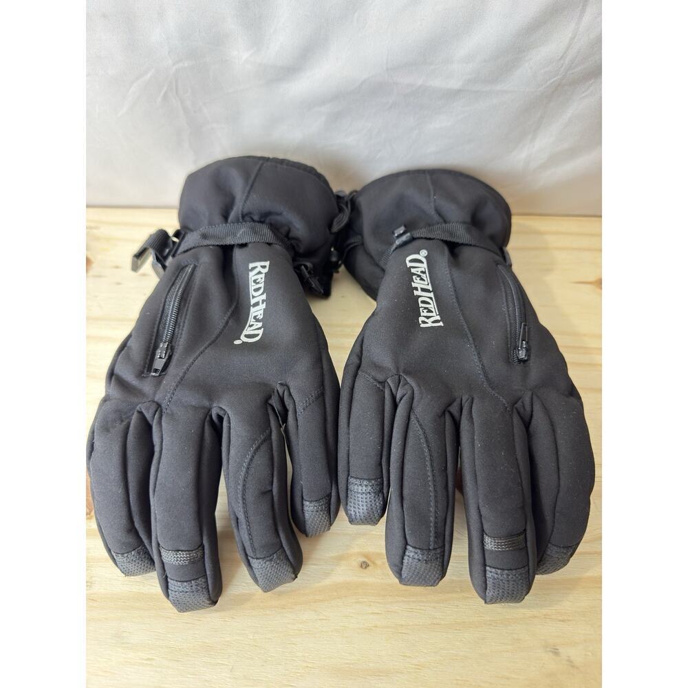 RedHead Men’s Black Lightweight Insulated Cold Weather Winter Gloves Size L